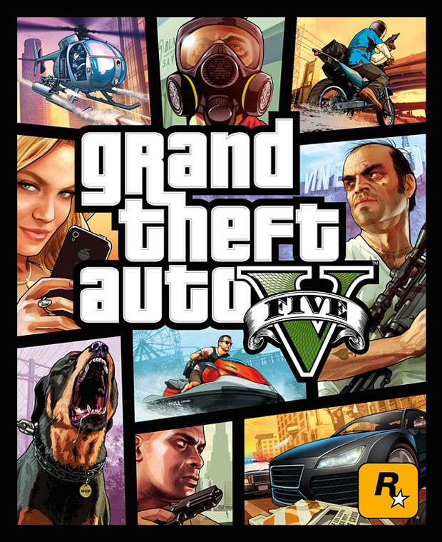 Capa do aguardado 'GTA V' (Foto: Divulgação/Rockstar)