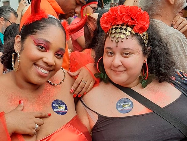 Luana Carvalho e Gabriella Morais dividiram suas frustrações e criaram o projeto Carnaval sem Gordofobia (Foto: Arquivo pessoal)