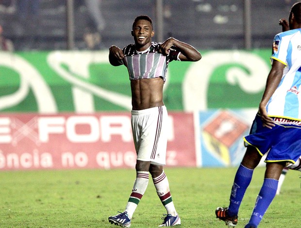 Rhayner jogo Fluminense Macaé (Foto: Marcelo Theobald / Ag. O Globo)