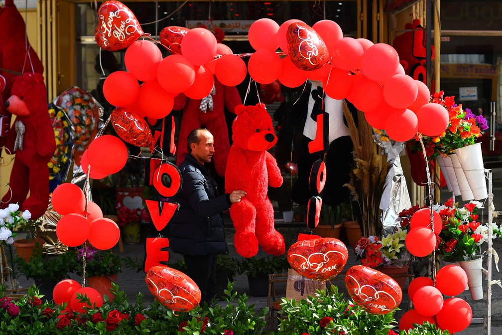 FOTOS: Valentine's Day é comemorado ao redor do mundo | Mundo | G1