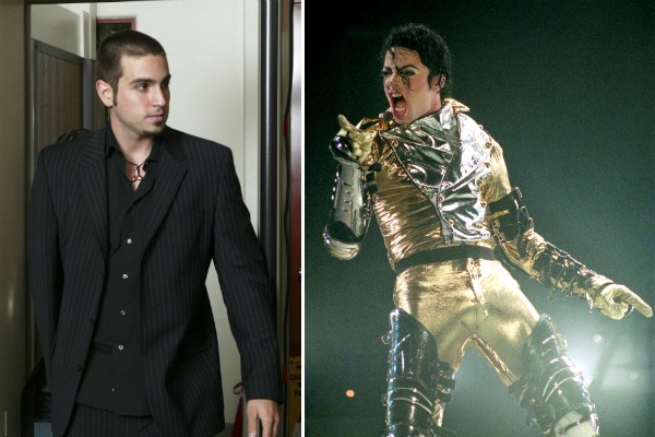 O dançarino Wade Robson e o cantor Michael Jackson (Foto: Getty Images)