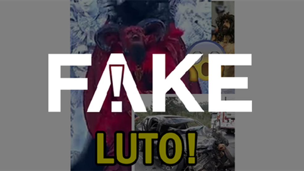 É #FAKe que homem que fez papel de diabo morreu carbonizado — Foto:  G1