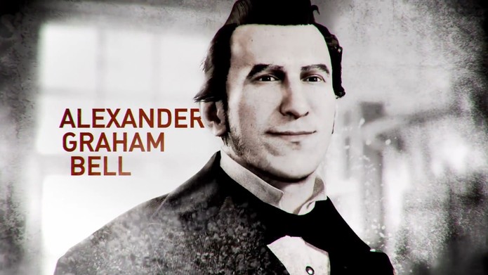 O inventor escocês Alexander Graham Bell oferecerá novos equipamentos ao jogador (Reprodução/YouTube)