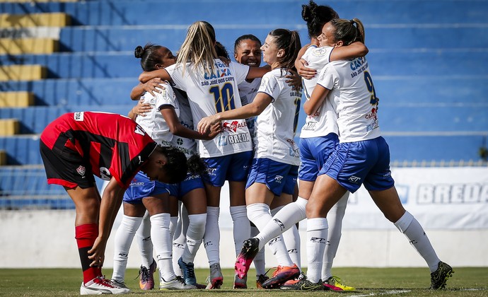 São José futebol feminino x Vitória Brasileiro Feminino (Foto: Leandro Martins/Allsports)