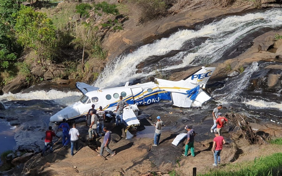 Avião com cantora Marília Mendonça cai em Minas Gerais — Foto: Reprodução