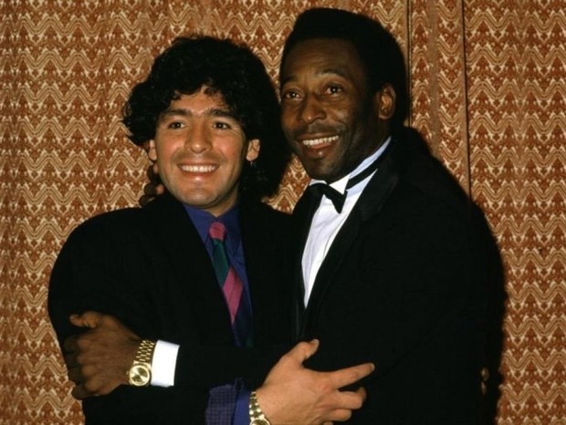 Maradona e Pelé (Foto: Reprodução/Instagram)