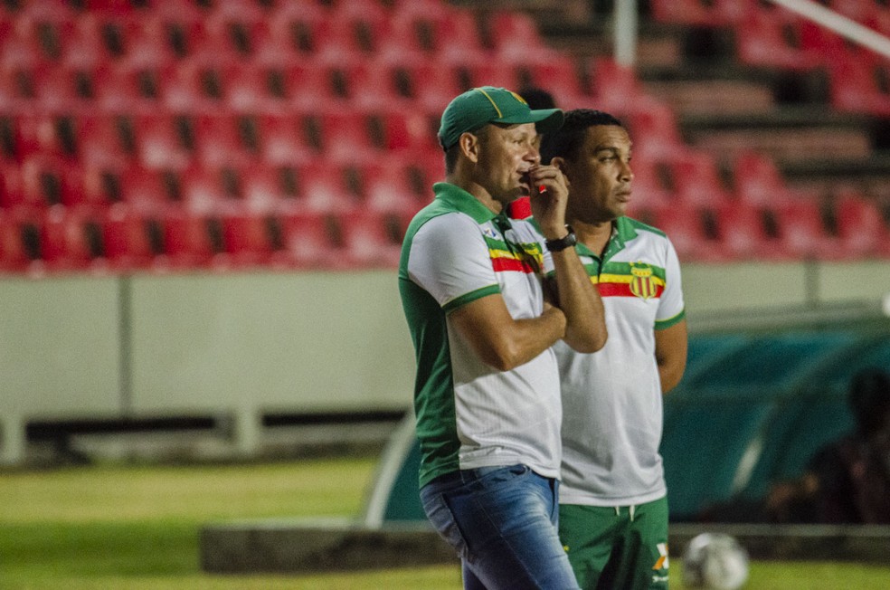 Marcinho Guerreiro tem que vencer, em média, quatro jogos de cinco — Foto: Elias Auê/Sampaio