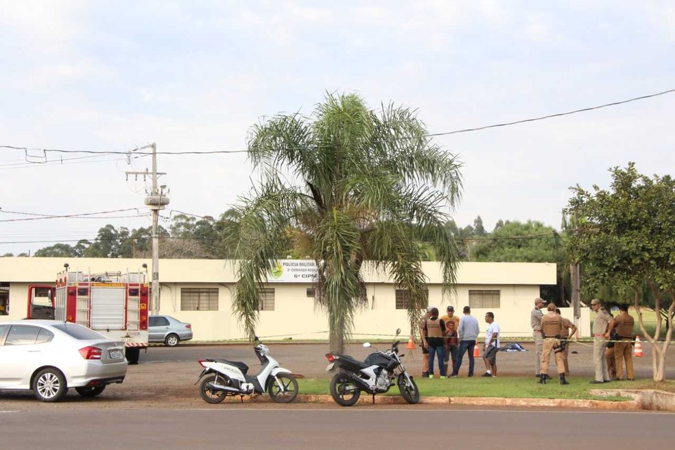 SituaÃ§Ã£o ocorreu na manhÃ£ deste domingo (2), no centro-oeste do ParanÃ¡. (Foto: Aldinei Andreis/Jornal ParanÃ¡ Centro)