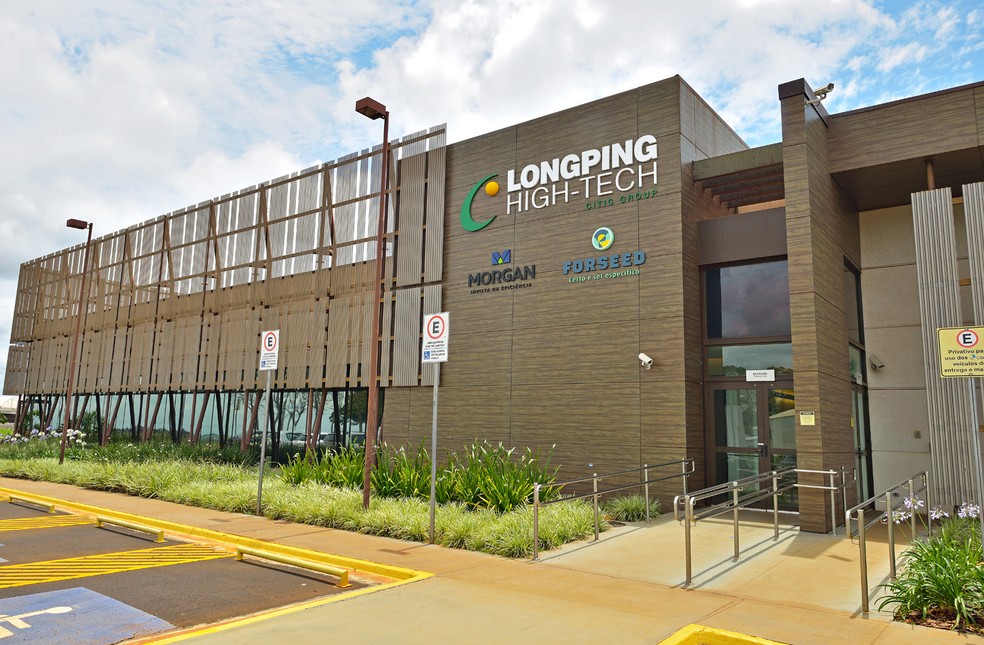 Sede da LongPing High-Tech, em Cravinhos, SP — Foto: Assessoria/Divulgação 