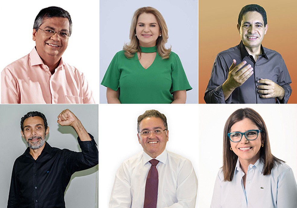 TRE define tempo dos candidatos ao governo no horário eleitoral no Maranhão (Foto: Montagem/G1)