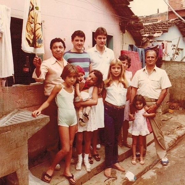 Laurent Suaudeau no início dos anos 80 com Paul Bocuse e Pierre Curty na Rocinha, no Rio (Foto: Reprodução/Instagram)