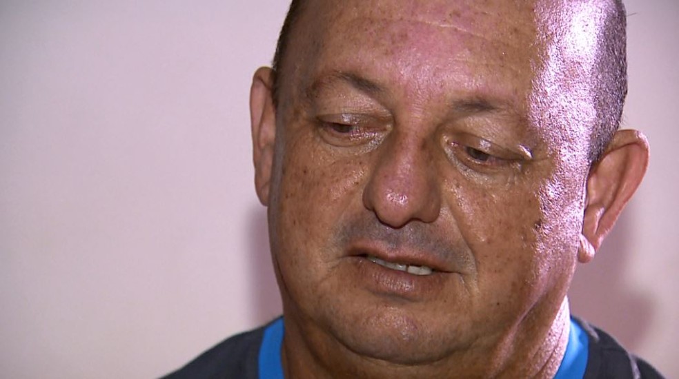 Pai de jovem com paralisia cerebral, Luiz AntÃ´nio GonÃ§alves foi assaltado enquanto chegava em casa em RibeirÃ£o Preto â Foto: ReproduÃ§Ã£o/EPTV