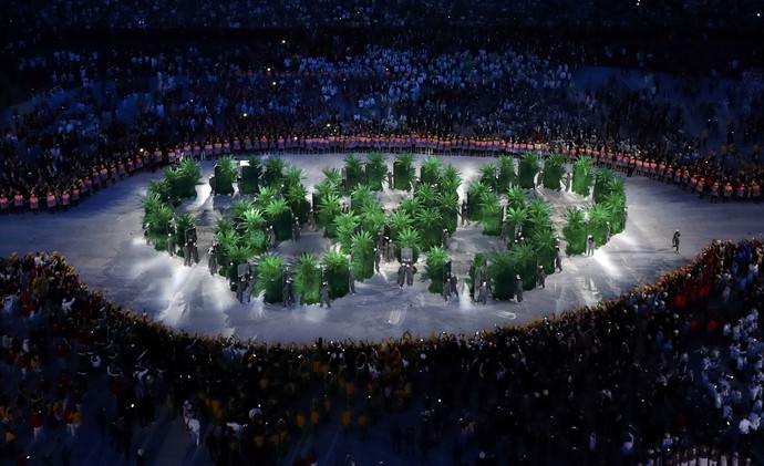Cerimônia de abertura Olimpíada (Foto: Reuters)