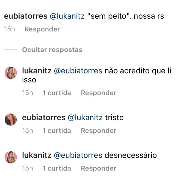 Taís Araújo é criticada após usar a expressão sem peito ao postar foto antiga sua (Foto: Reprodução/Instagram)