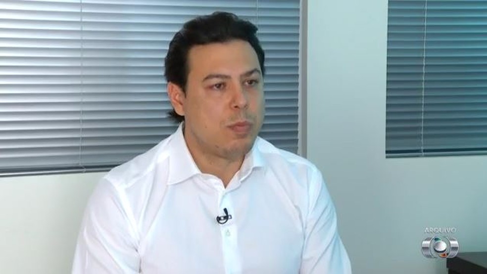 Empresário Eduardo Pereira é acusado de mandar matar concorrente (Foto: Reprodução/TV Anhanguera)