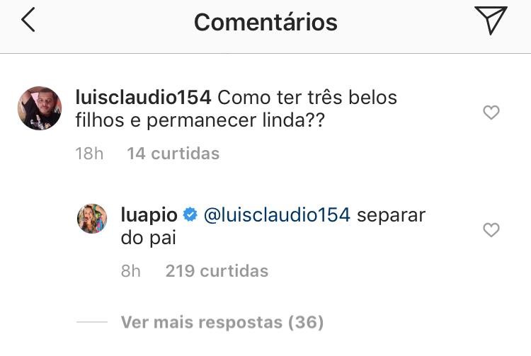 Luana responde como se mantém linda  (Foto: Reprodução/Instagram)