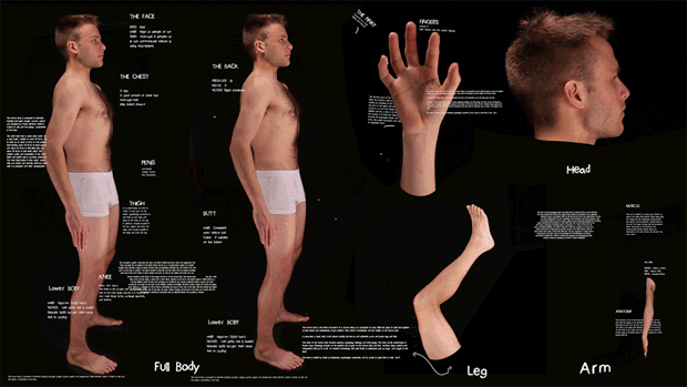 Artista usa o próprio corpo para criar móveis e consegue patente (Foto: Divulgação)
