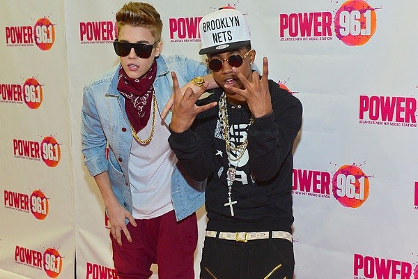 Justin Bieber e o rapper Lil Twist em 2012 (Foto: Getty Images)