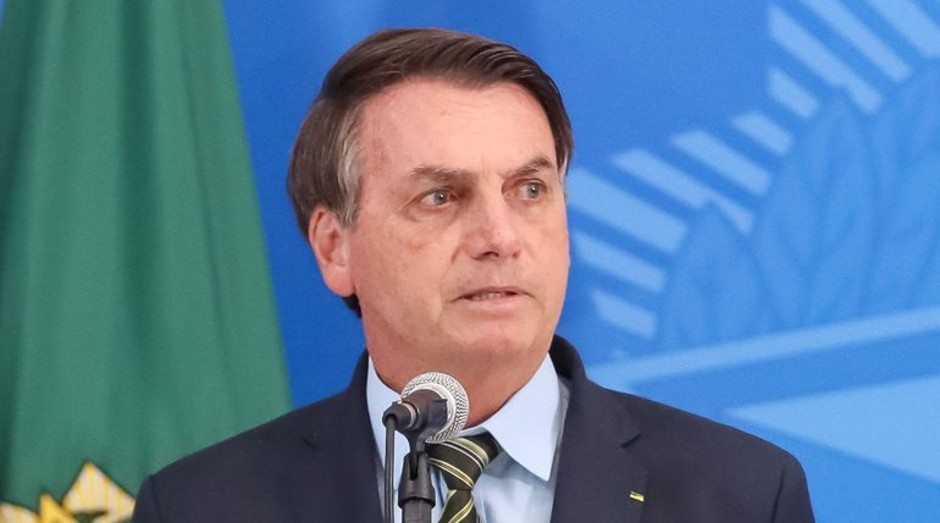 Presidente Jair Bolsonaro durante declaração à imprensa (Foto: Isac Nóbrega/PR)