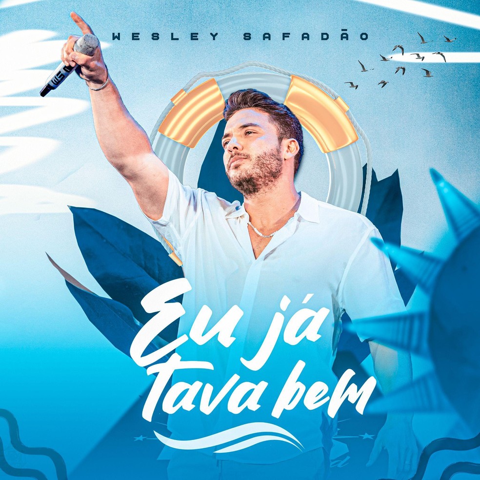 Capa do single 'Eu já tava bem', de Wesley Safadão — Foto: Divulgação