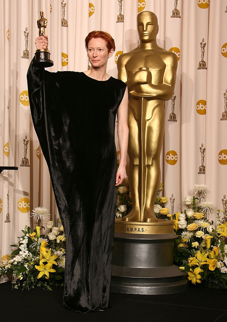 Tilda Swinton na 80ª cerimônia do Oscar, em 2007 (Foto: Steve Granitz/WireImage)