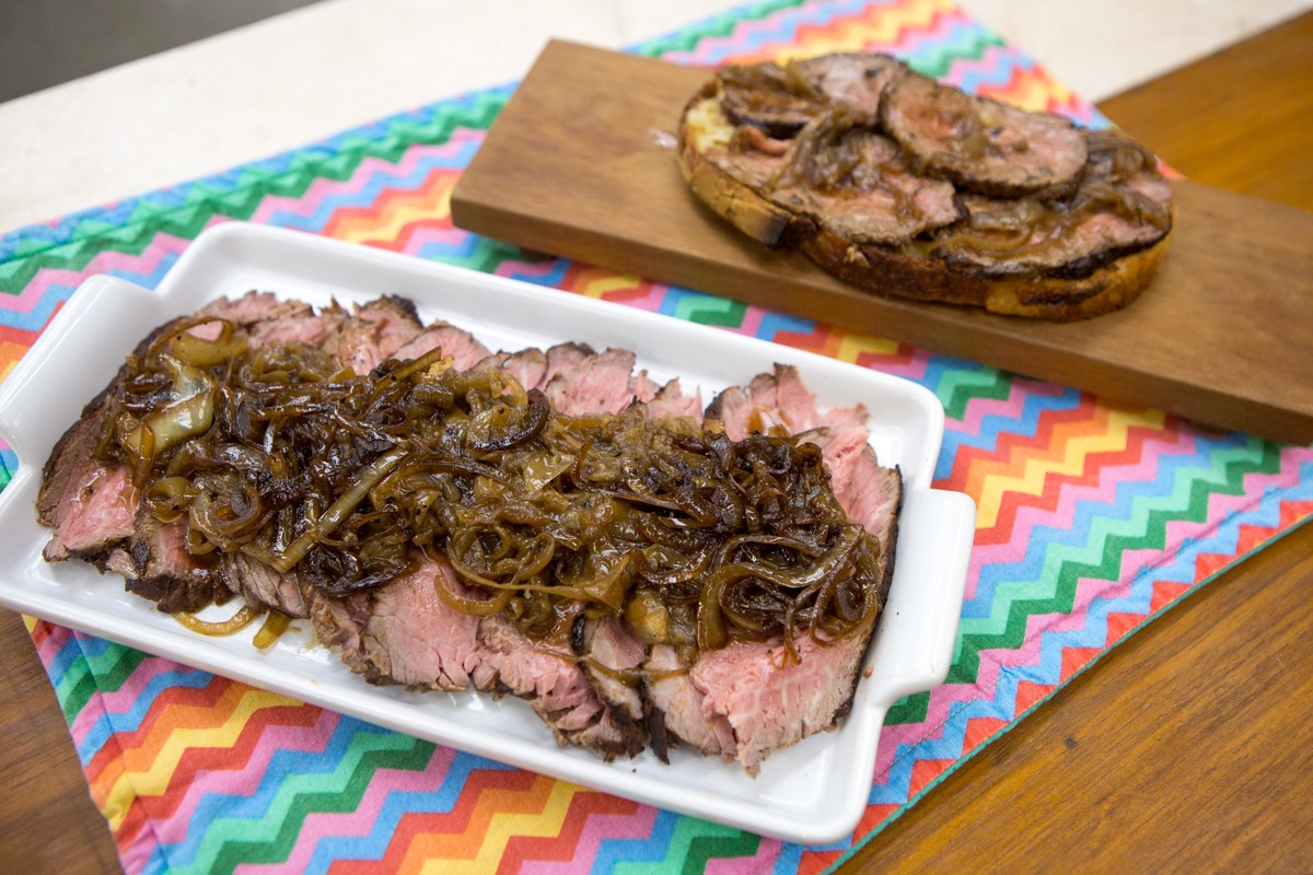 Rosbife Com Pasta De Alho Do Chef Ravioli