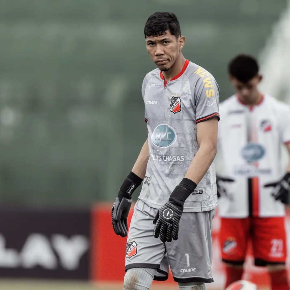 Evan Guilherme, goleiro do Real Ariquemes — Foto: Divulgação/Real Ariquemes