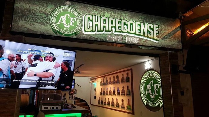 bar temático da chapecoense em medellín (Foto: arquivo)