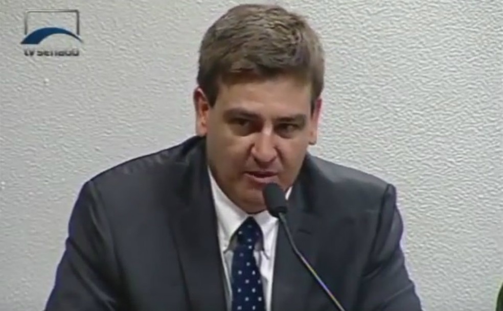 O delegado Fernando Segóvia, novo diretor-geral da Polícia Federal (Foto: Reprodução/TV Senado )