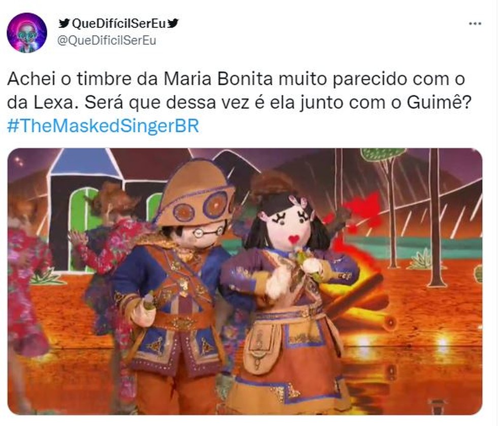 Público dá palpite sobre Maria Bonita e Lampião — Foto: Redes Sociais