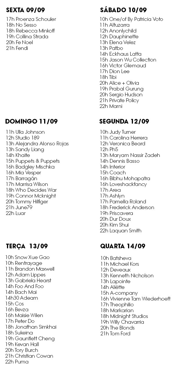 New York Fashion Week (Foto: Reprodução)