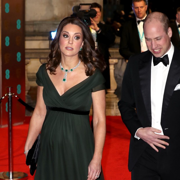 LONDON, ENGLAND - FEBRUARY 18:  Prince William, Duke of Cambridge and Catherine, Duchess of Cambridge attend the EE British Academy Film Awards (BAFTA) held at Royal Albert Hall on February 18, 2018 in London, England.  (Photo by Chris Jackson/Chris Jacks (Foto: Chris Jackson/Getty Images)