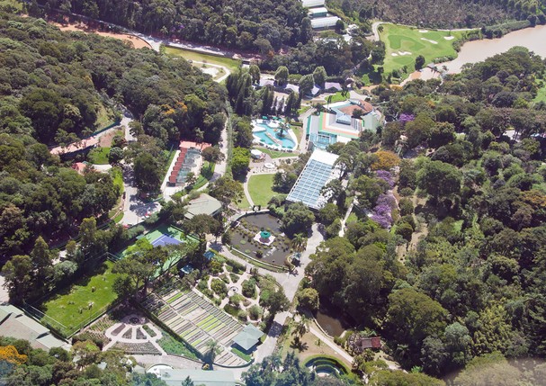 Unique Garden Hotel & Spa visto de cima (Foto: Divulgação)