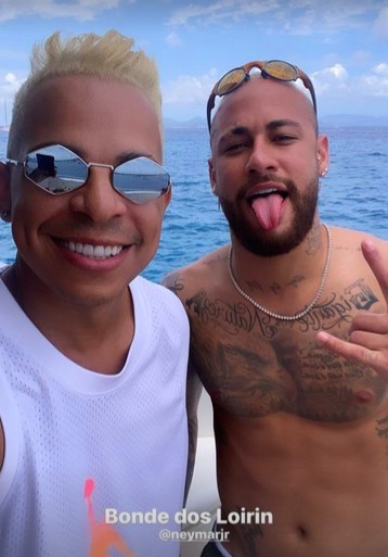 Neymar y Eric (Foto: Reproducción / Instagram)