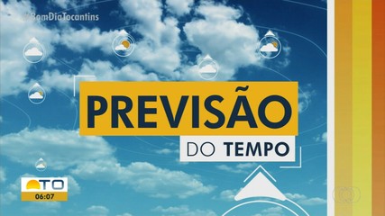 Confira a previsão do tempo para o Tocantins nesta segunda-feira (18)