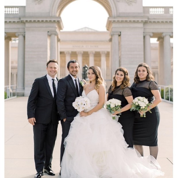 Cody Williams, filho de Robin Williams, e Maria Flores Williams se casam (Foto: Cassie Valente)