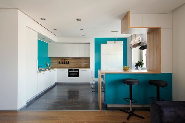 Cozinhas azuis (Foto: reprodução)