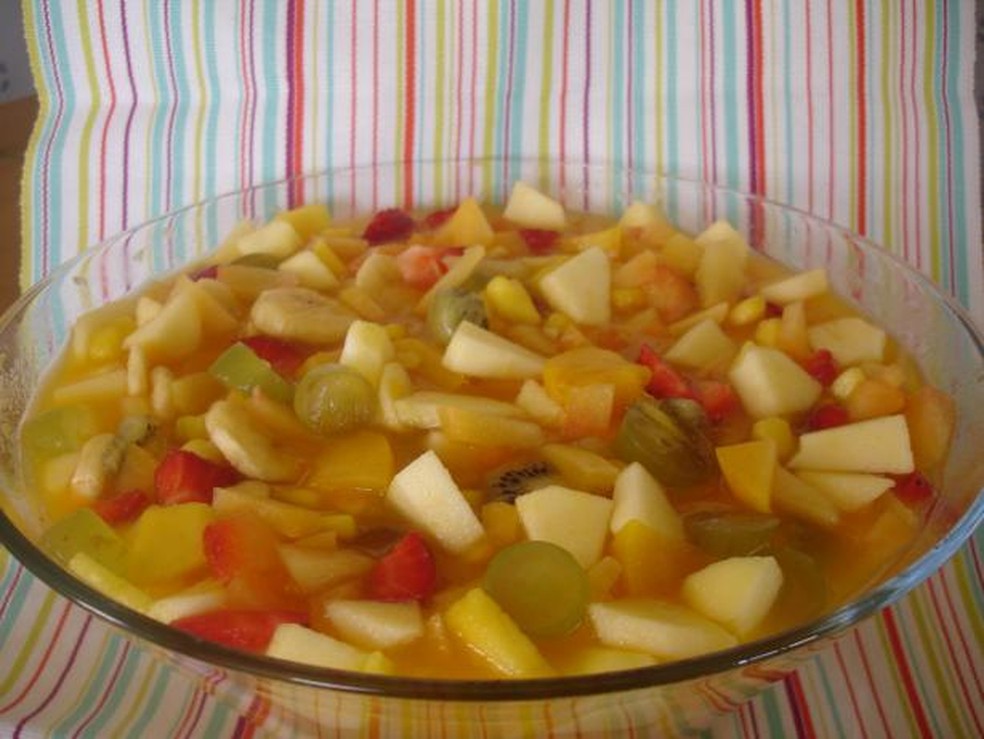 Salada De Frutas Receitas Gshow Gshow
