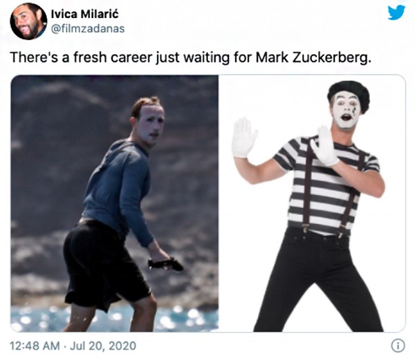 Meme de Mark Zuckerberg (Foto: Twitter)