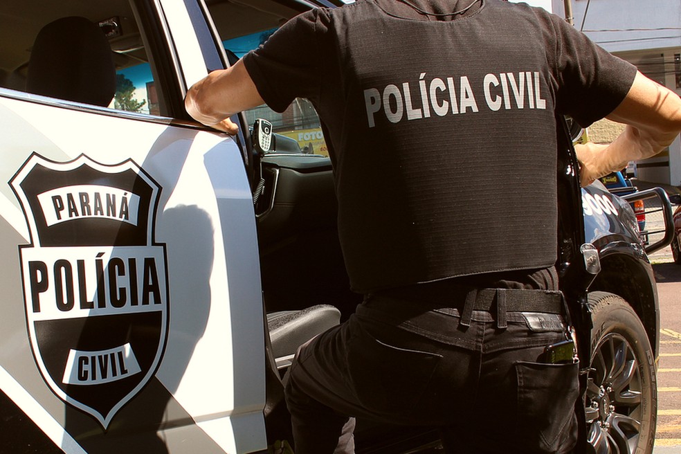 Polícia Civil do Paraná cumpriu mandado de prisão — Foto: Polícia Civil/Divulgação
