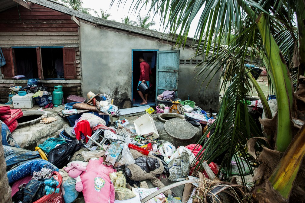 Tempestade Pabuk — Foto: Reuters