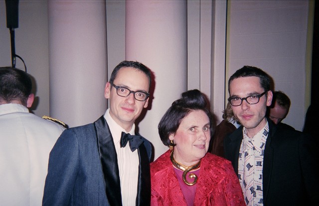 Viktor Horsting, Suzy and Rolf Snoeren in Paris in March 2003 (Foto: @SUZYMENKESVOGUE)