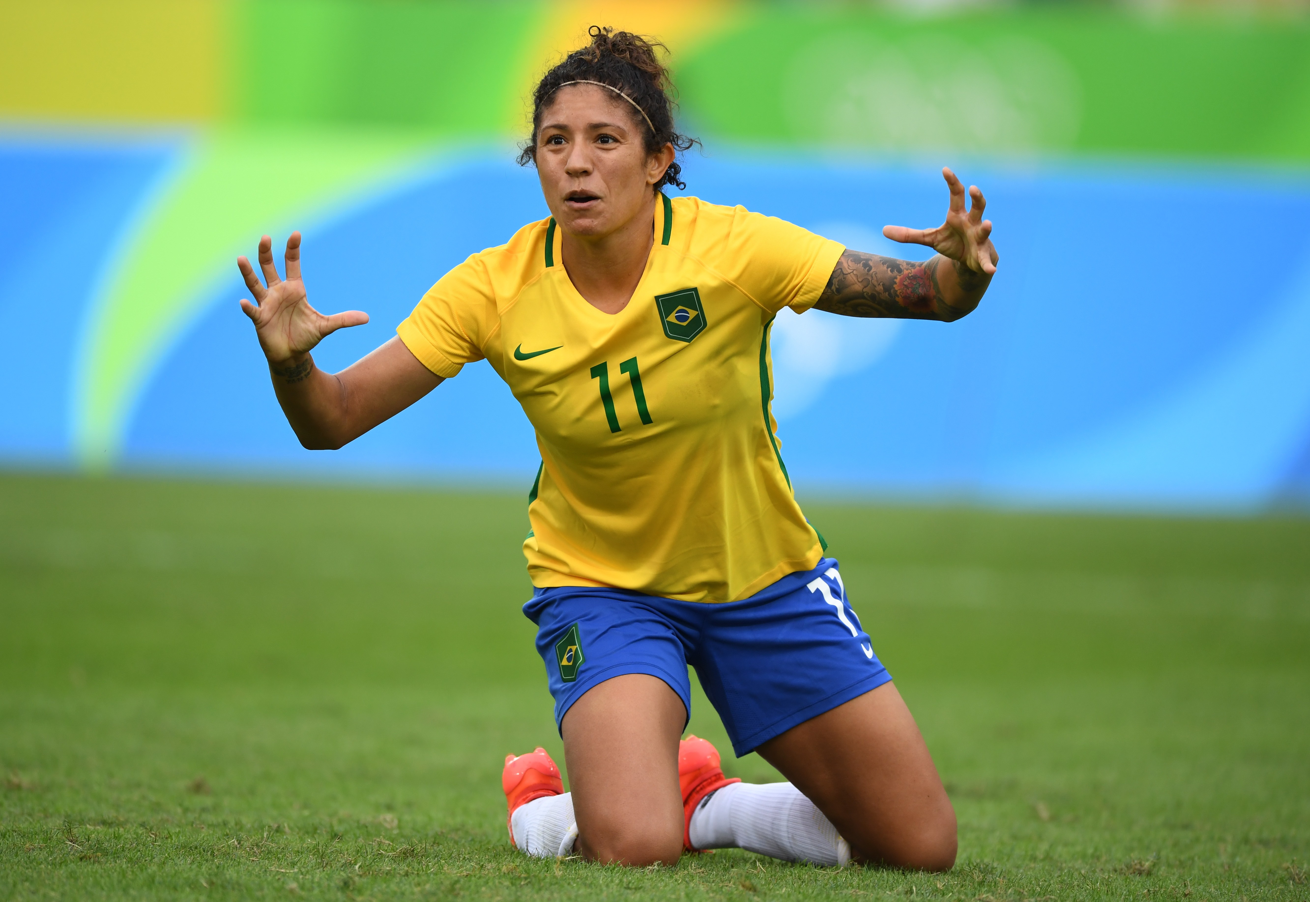 Cristiane, jogadora da Seleção Brasileira de Futebol Feminino (Foto: Getty Images)