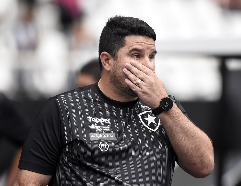 Barroca, técnico do Botafogo — Foto: André Durão