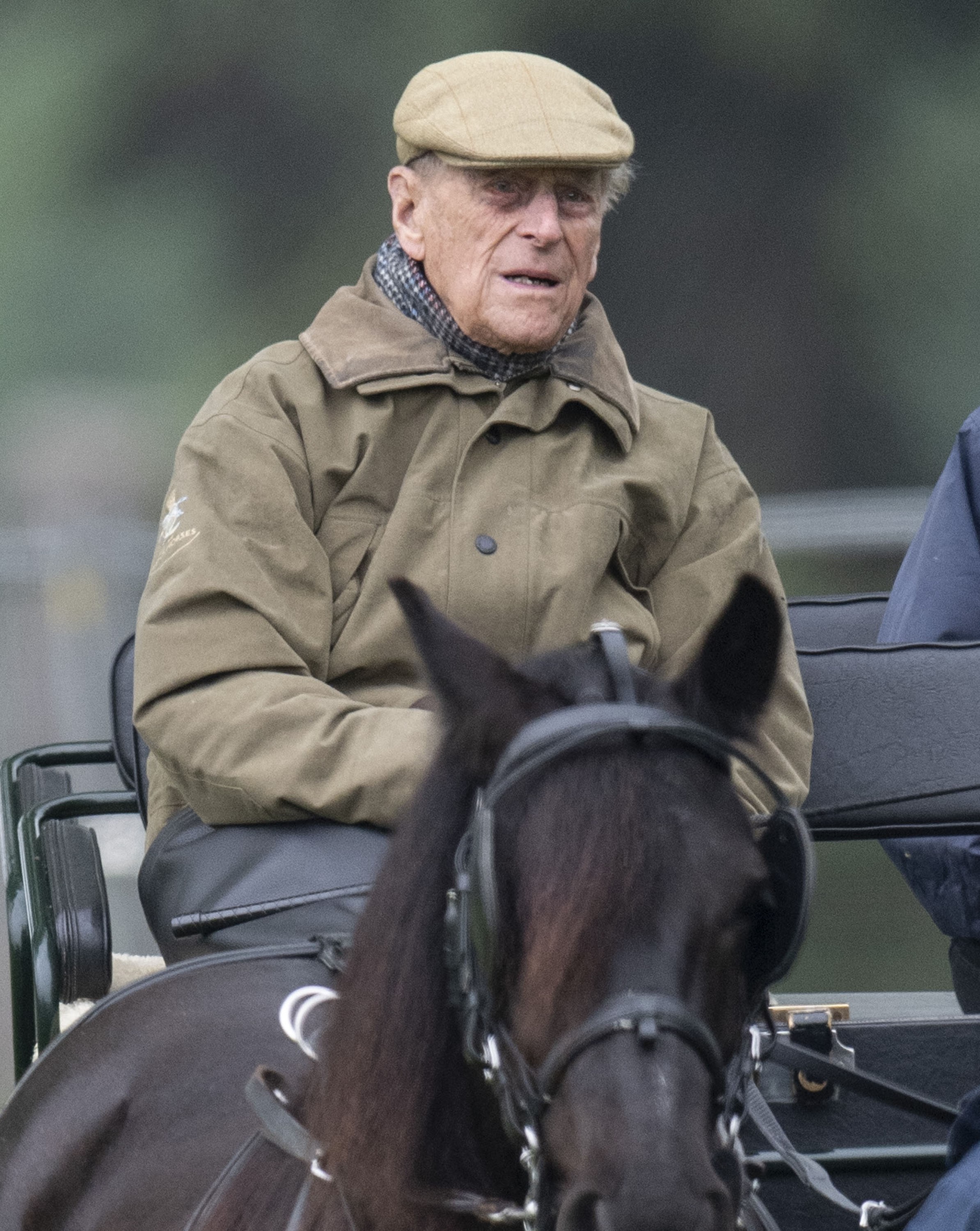 O Príncipe Philip em passeio em uma de suas carruagens em maio de 2019 (Foto: Getty Images)