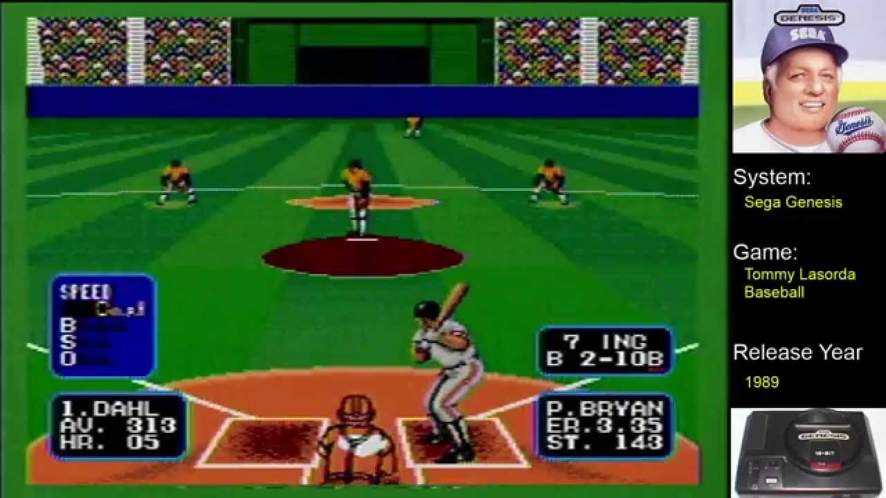 Tommy Lasorda Baseball (NA) - Sega Genesis Game History 1989 