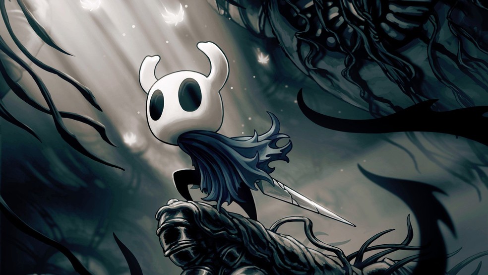 Jogo indie Hollow Knight traz uma aventura de ação clássica em estilo 2D e é um dos mais bem sucedidos na indústria;  — Foto: Divulgação/Team Cherry