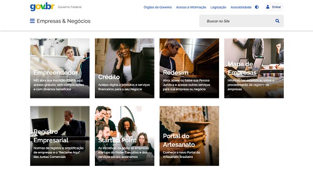 Acesse o portal Empresas & Negócios (Foto: Reprodução)