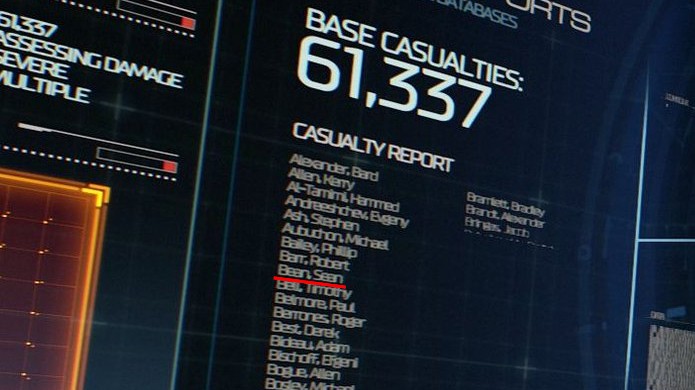 Nome do ator Sean Bean está na lista de vítimas da UAC no novo Doom (Foto: Reprodução/GameRanx)