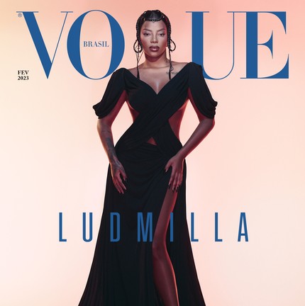 Ludmilla é a capa da Vogue de fevereiro — Foto: Fernando Tomaz